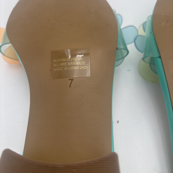 Betsey Johnson Flower Heels Perfect For Summer Size 7 - Picture 6 of 9
